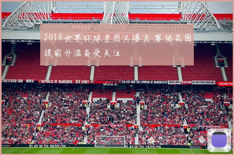 2018世界杯球票图片曝光 赛场氛围提前升温备受关注